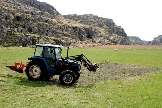 Section of ground at a croft on Lewis