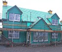 Croft at West Burrafirt, Shetland, built with the aid of funding from the Croft House Grant Scheme.