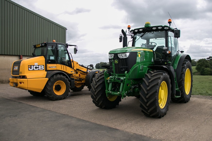 Image showing agricultural machinery such as a tractor.