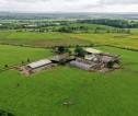 Aerial photograph of a farm steading