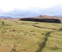 Arial photography of Monzie Farm, Blair Atholl.