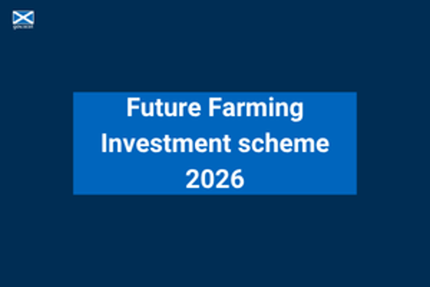 Future Farming Investment Scheme (FFIS) 2026 - Guidance live