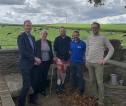 Deputy First Minister Shona Robison at Marshill Farm, North Lanarkshire. The farm is part of Scottish Organic Dairy Goals 2023