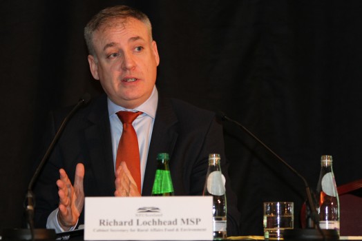 Rural Affairs Secretary Richard Lochhead speaking at the NFUS AGM Rural Affairs Secretary Richard Lochhead speaking at the NFUS AGM