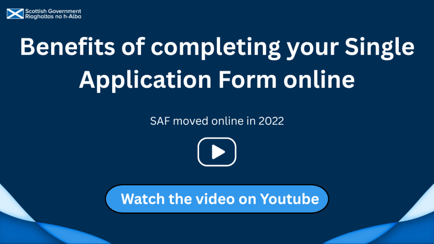 Click the image to watch a youtube video on the benefits of completing your Single Application Form online