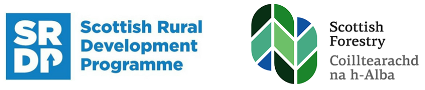 The Scottish Rural Development Programme and Forestry Commission Scotland logos The Scottish Rural Development Programme and Forestry Commission Scotland logos