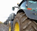 Tractor in field