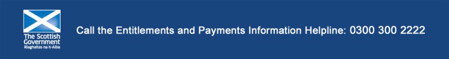 The Entitlements and Payments Information Helpline 0300 300 2222