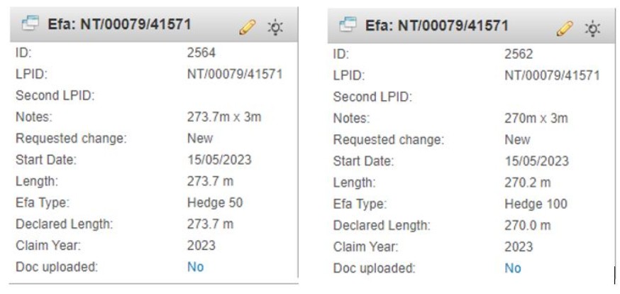 Details of efas as they appear on the map viewer. Details of efas as they appear on the map viewer.
