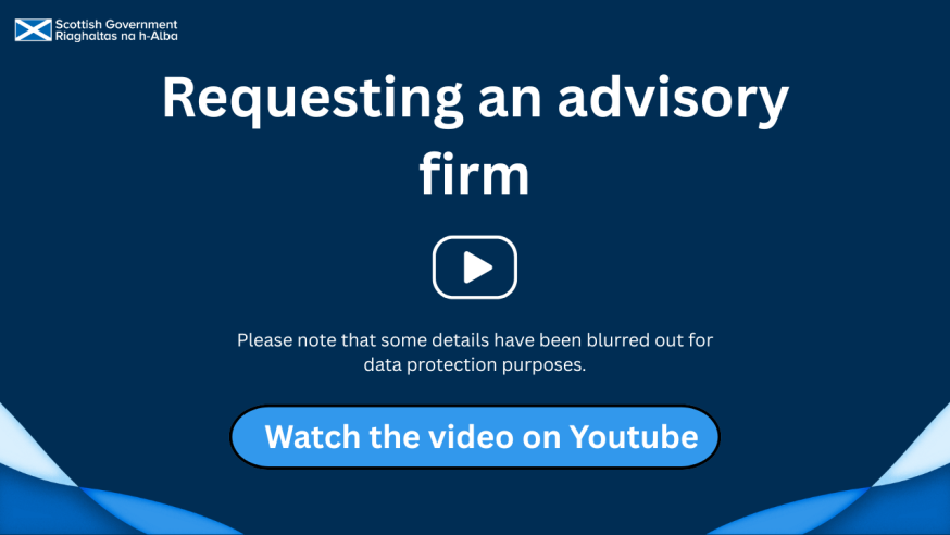Click on the image to watch a video on youtube about requesting an advisory firm